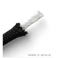 NYHD30 尼龙硬质绳 3MM 带芯[缎带、带、绳子] Cordon 更多图片