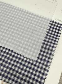 14428 80支线棉质巴厘纱雪纺格子格纹三重水洗加工[面料] SUNWELL 三维尔 更多图片