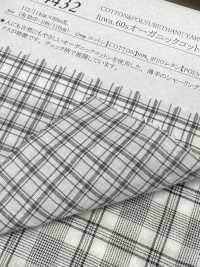 14432 fuwa.60线有机棉抽褶格纹[面料] SUNWELL 三维尔 更多图片