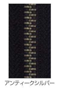 10MGTHC-SLSH-H 与拉链头颜色相匹配的金属拉链， 10尺寸，古银色，闭口式 YKK拉链 更多图片