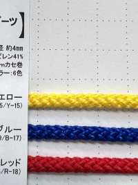 WKBC 工作靴绳子圆带 4.0mm[缎带、带、绳子] Cordon 更多图片