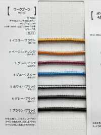 WBC 工装靴绳子，圆形鞋带，3.0毫米[缎带、带、绳子] Cordon 更多图片