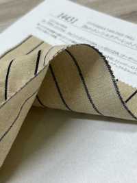 14431 20支线棉/真丝混纺滚边条纹山核桃条纹[面料] SUNWELL 三维尔 更多图片