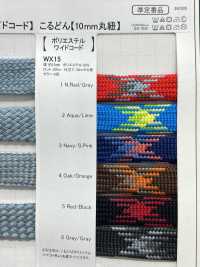 WX15 聚酯纤维宽绳子包绳 15mm[缎带、带、绳子] Cordon 更多图片