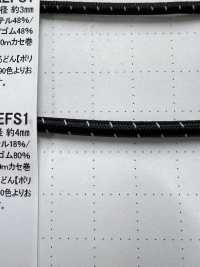 EE400REFS1 卷曲松紧带圆松紧带4.0mm Cordon 更多图片