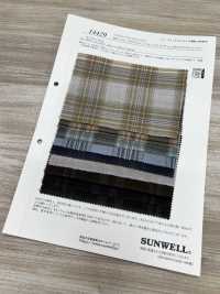 14429 80支线棉质巴厘纱雪纺多色格纹三重水洗加工[面料] SUNWELL 三维尔 更多图片