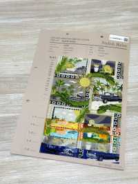 4256 平纹布时尚的放松岛屿补丁[面料] VANCET 奔时代 更多图片