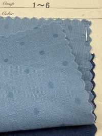 A-1510 花卉圆点靛蓝印花[面料] 有延商店 更多图片