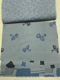 A-1532 图案混搭靛蓝染色印花[面料] 有延商店 更多图片