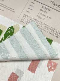 850552 未漂白牛津棉芦笋条纹[面料] VANCET 奔时代 更多图片