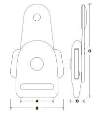 IB-KT YKK IB-KT 侧开式[扣和钩子] YKK拉链 更多图片