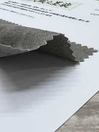 HK7071BW 武藏野墨染棉麻牛津牛津，黑色染色，OW[面料] 古山 更多图片