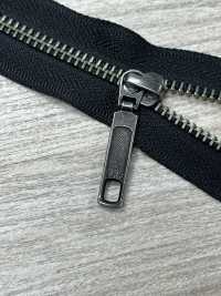 5RGTHOR-OUTLET 金属拉链， 5尺寸，古银色，开口 YKK拉链 更多图片