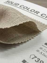 B7395Z 亚麻质感利诺布雷布弹力半折[面料] VANCET 奔时代 更多图片