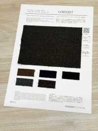 OM9267 棉和再生羊毛混纺经典人字纹背面拉绒[面料] 小原屋纤维 更多图片