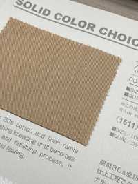 B1611Z 超水洗加工麻2/2 斜纹半折叠[面料] VANCET 奔时代 更多图片