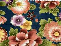 AP62902 彩色图案烫金缎纹（圆卷）[面料] Cosmo Textile 更多图片