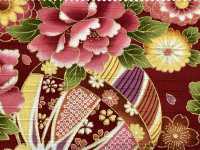 AP62902 彩色图案烫金缎纹（圆卷）[面料] Cosmo Textile 更多图片