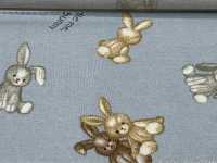 AP62202 我的毛茸茸朋友动物坯布（圆形）[面料] Cosmo Textile 更多图片