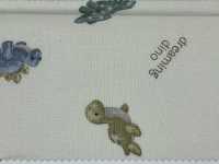 AP62202 我的毛茸茸朋友动物坯布（圆形）[面料] Cosmo Textile 更多图片