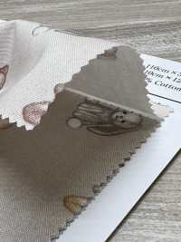 AP62202 我的毛茸茸朋友动物坯布（圆形）[面料] Cosmo Textile 更多图片