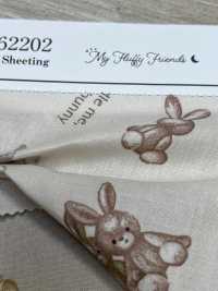 AP62202 我的毛茸茸朋友动物坯布（圆形）[面料] Cosmo Textile 更多图片