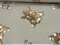 AP62202 我的毛茸茸朋友动物坯布（圆形）[面料] Cosmo Textile 更多图片