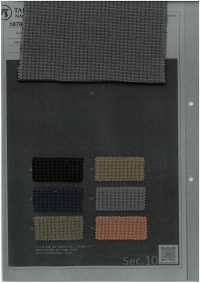 1078609DG 气流纱，增加密度的华夫格面料针织物，带有做旧效果。 泷定名古屋 更多图片