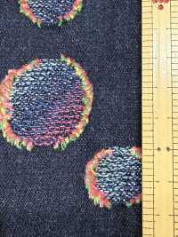 FY1589-IDC20CUT 彩色波点提花牛仔丹宁布[面料] DUCK TEXTILE 更多图片