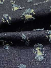 WALA-30ID Waracut 随机方格图案牛仔丹宁布[面料] DUCK TEXTILE 更多图片