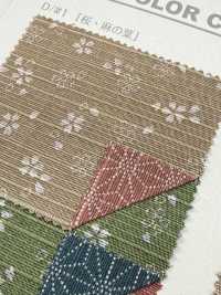 B88235Z 山东绸面料，日式图案（双面印花），对折 VANCET 奔时代 更多图片