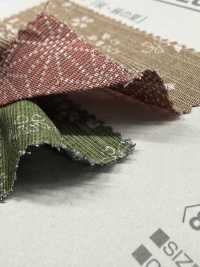 B88235Z 山东绸面料，日式图案（双面印花），对折 VANCET 奔时代 更多图片