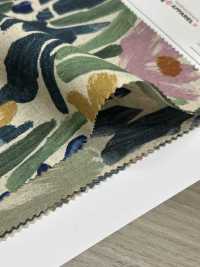 8026-1790-2 麻坯布艺术植物印花[面料] HOKKOH北高 更多图片