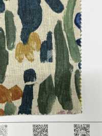 8026-1790-2 麻坯布艺术植物印花[面料] HOKKOH北高 更多图片