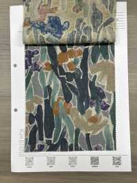 8026-1790-2 麻坯布艺术植物印花[面料] HOKKOH北高 更多图片