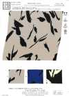 KKP9144-53 弹力 锤纹 缎纹 单色印花 起绒 叶子