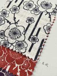 B88333Z 不均匀线布，靛蓝古董布，半折叠[面料] VANCET 奔时代 更多图片