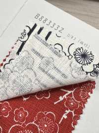 B88333Z 不均匀线布，靛蓝古董布，半折叠[面料] VANCET 奔时代 更多图片