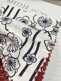 B88333Z 不均匀线布，靛蓝古董布，半折叠[面料] VANCET 奔时代 更多图片