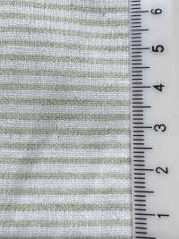 KYC443-2 亚麻色织麻单珠地横条纹高岛绉纱[面料] 小纹工房(宇仁纤维) 更多图片