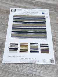 KYC673-W-1 棉 人造丝 麻 多臂提花 多色横条 宽幅[面料] 小纹工房(宇仁纤维) 其他图片