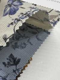 19189 灯芯绒衬衫，灯芯绒花卉印花[面料] SUNWELL 三维尔 更多图片