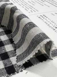 59992 C/L Netty粗结白色格纹条纹[面料] VANCET 奔时代 更多图片