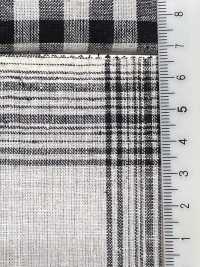 59992 C/L Netty粗结白色格纹条纹[面料] VANCET 奔时代 更多图片