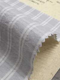 BC7003 有机棉/再生聚酯纤维，格纹水洗加工[面料] Cosmo Textile 更多图片