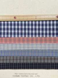 BC3599 有机棉格纹，水洗加工。[面料] Cosmo Textile 更多图片