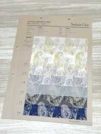 83081 80真丝面纱精纺细布SC 粗纹佩斯利[面料] VANCET 奔时代 更多图片