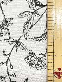 850544 未漂白棉质平纹布，植物韵律野花图案[面料] VANCET 奔时代 更多图片