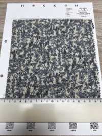 4027-680-1 80精纺细布奇迹波浪线状小花[面料] HOKKOH北高 更多图片