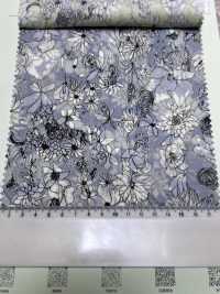 SHU-100-1 60精纺细布喷墨 PT 花卉雨[面料] HOKKOH北高 更多图片